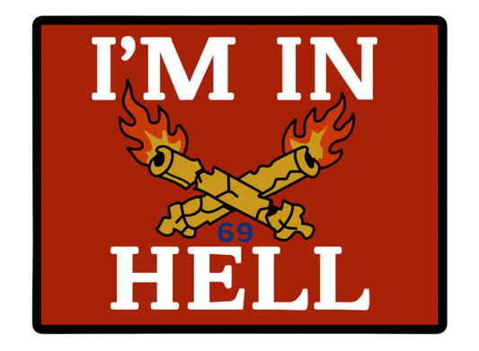 I'M IN HELL Sticker