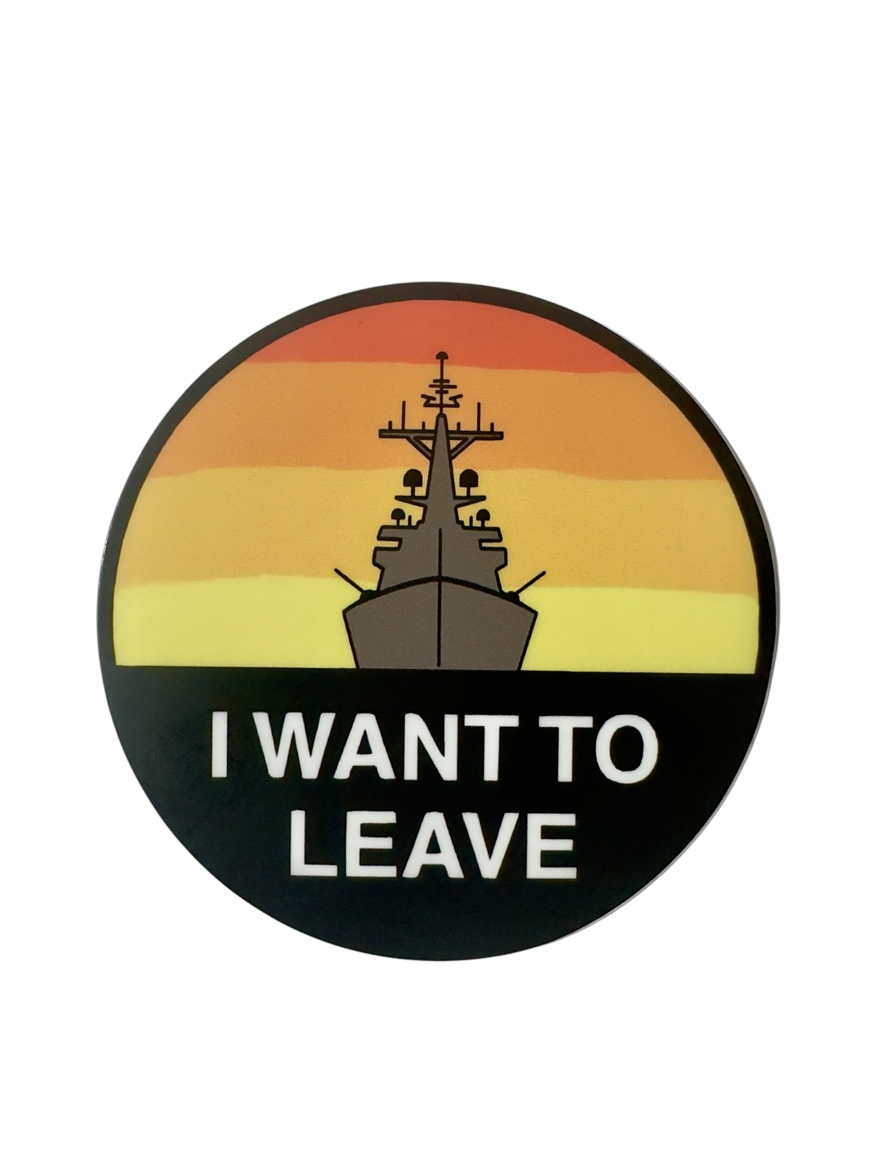 ABANDON SHIP Sticker