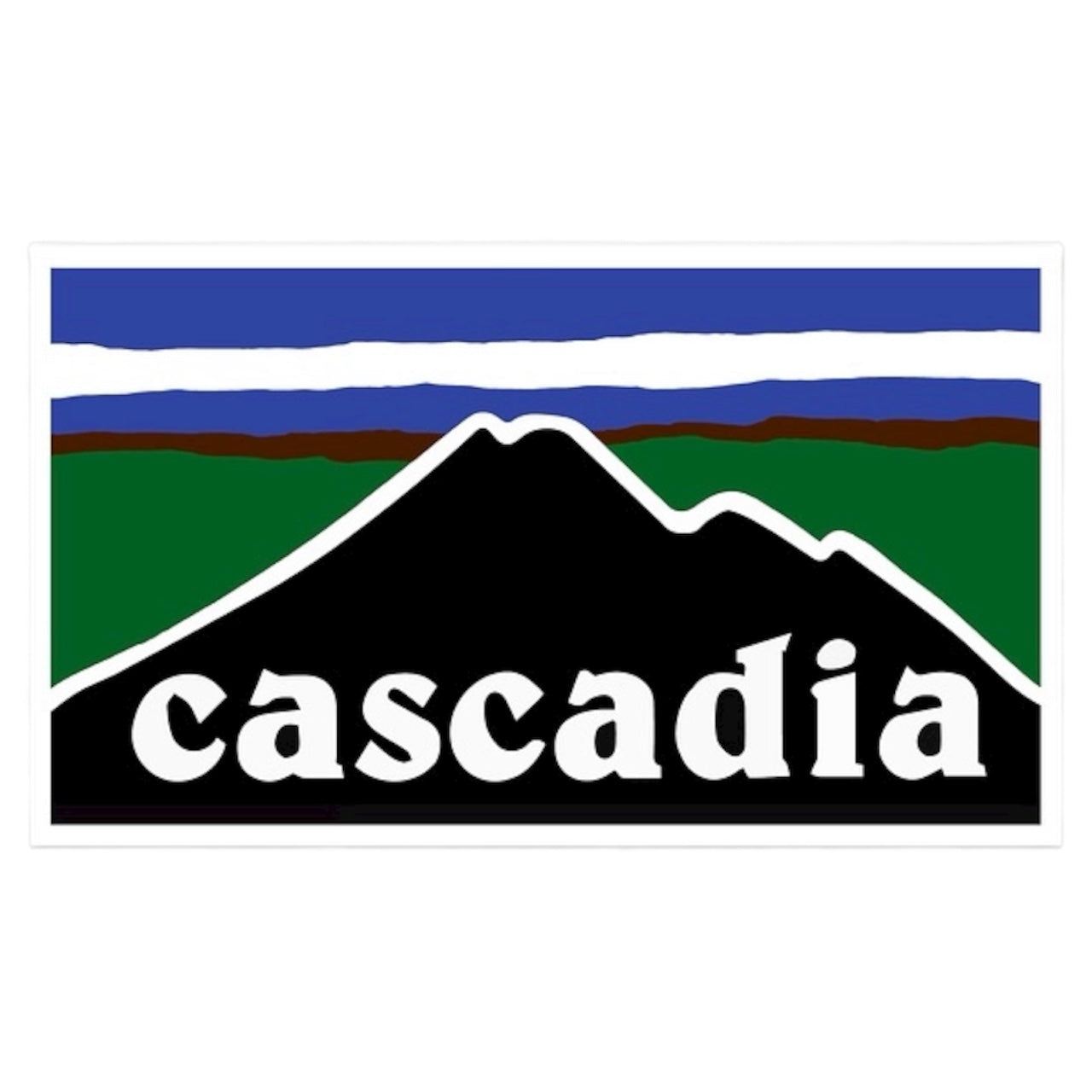 Cascadia Sticker